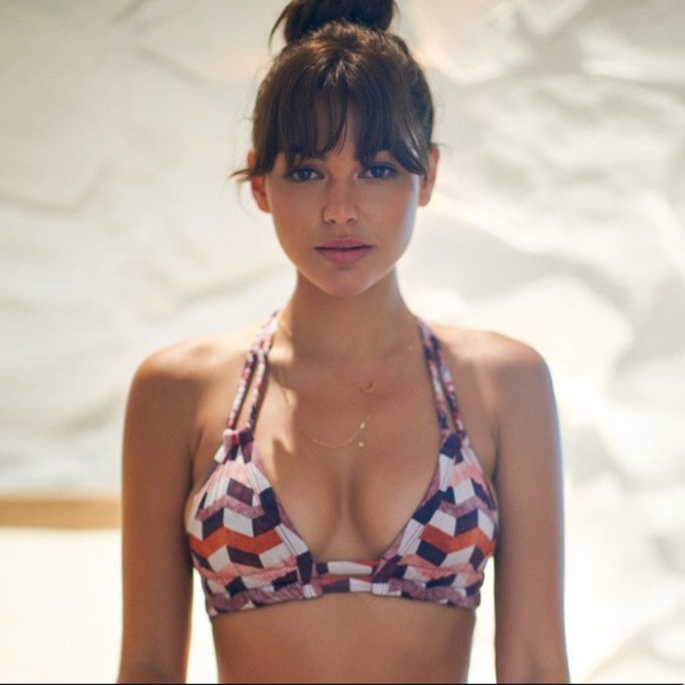 Montce Swim Mosaic T-Braid Bikini Top